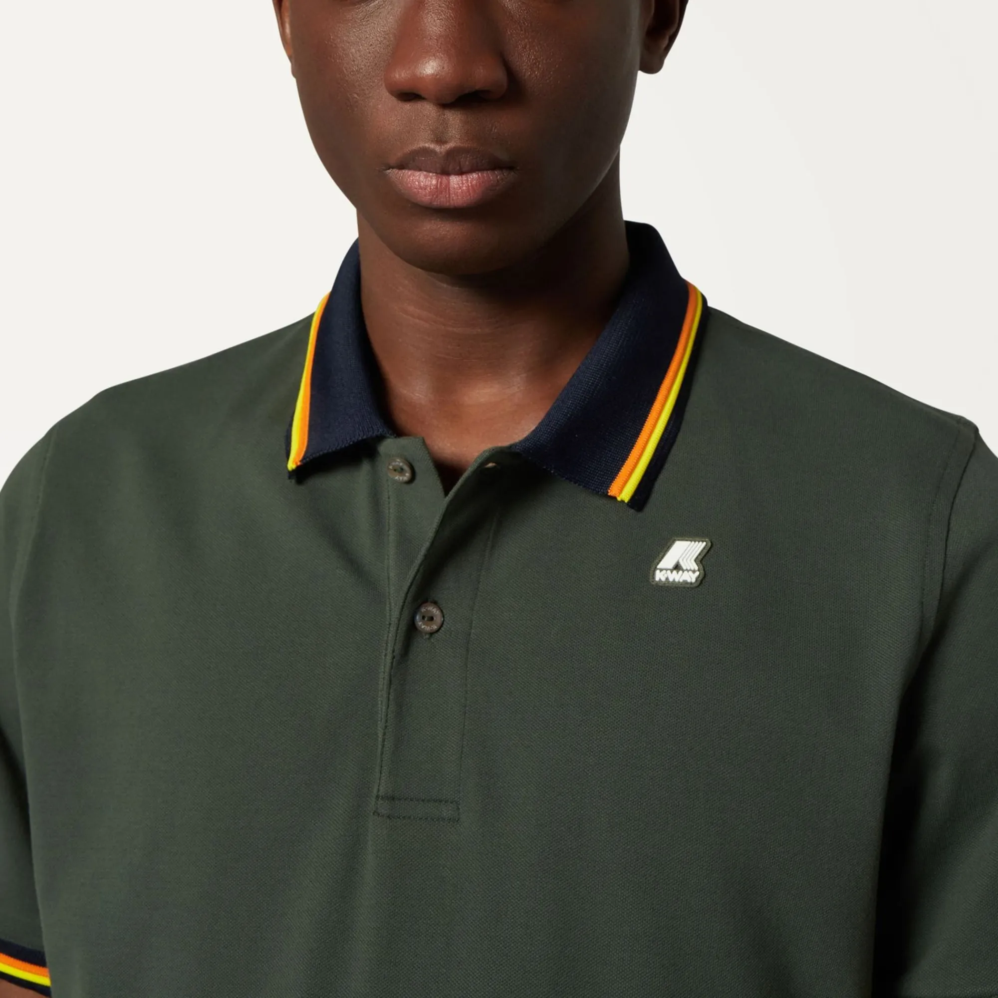 K-WAY Vince - Polo Shirts - Polo - Man - Green Blackish Sale