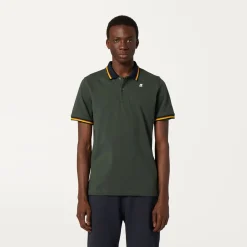 K-WAY Vince - Polo Shirts - Polo - Man - Green Blackish Sale
