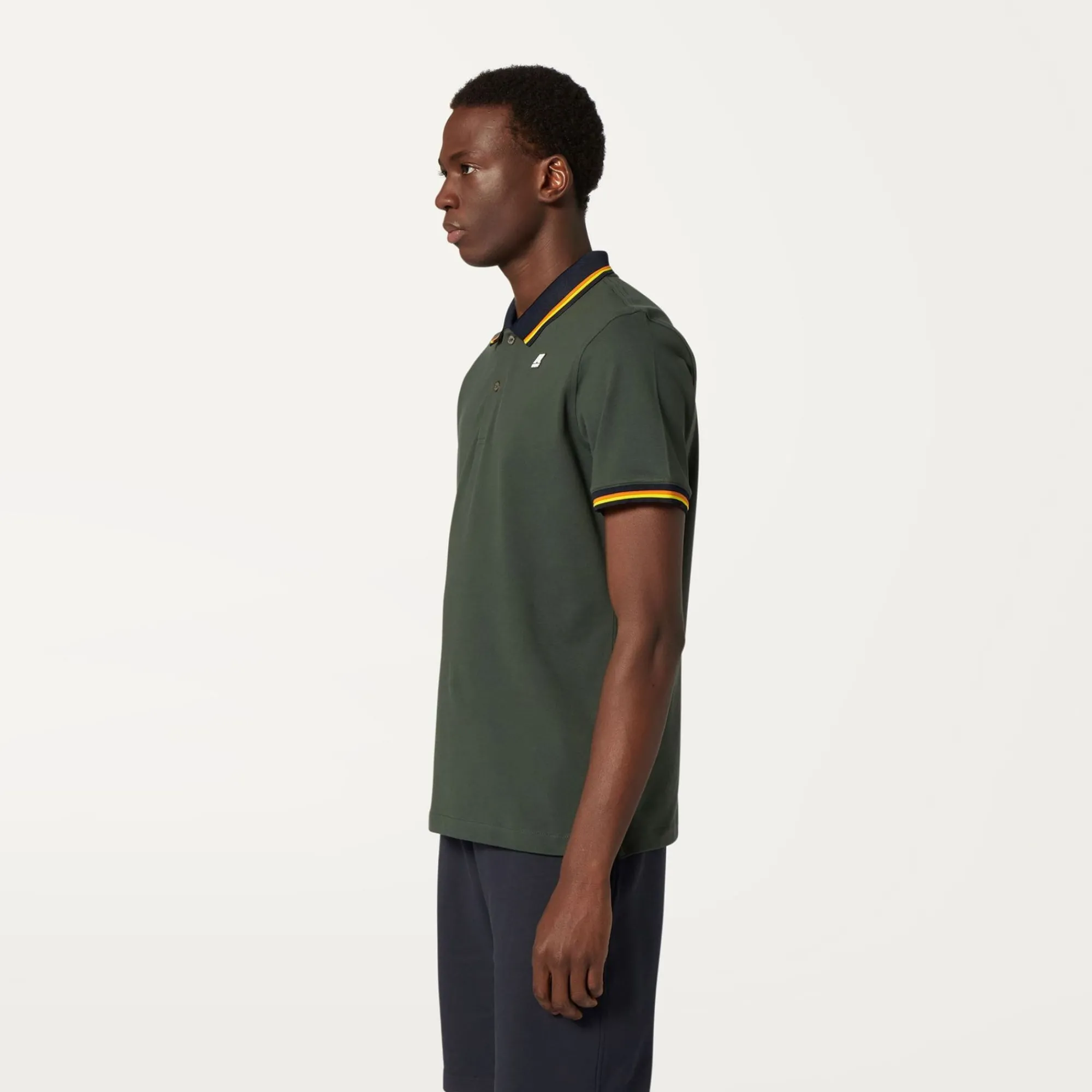 K-WAY Vince - Polo Shirts - Polo - Man - Green Blackish Sale