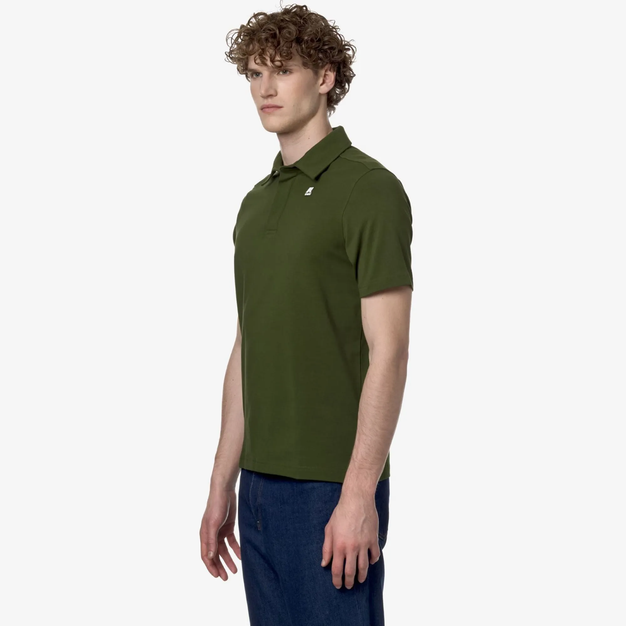 K-WAY Vincelle - Polo Shirts - Polo - Man - Green Cypress Shop