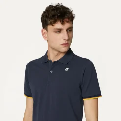 K-WAY Vincent - Polo Shirts - Polo - Man - Blue Depth Store
