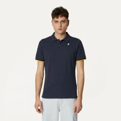 K-WAY Vincent - Polo Shirts - Polo - Man - Blue Depth Store