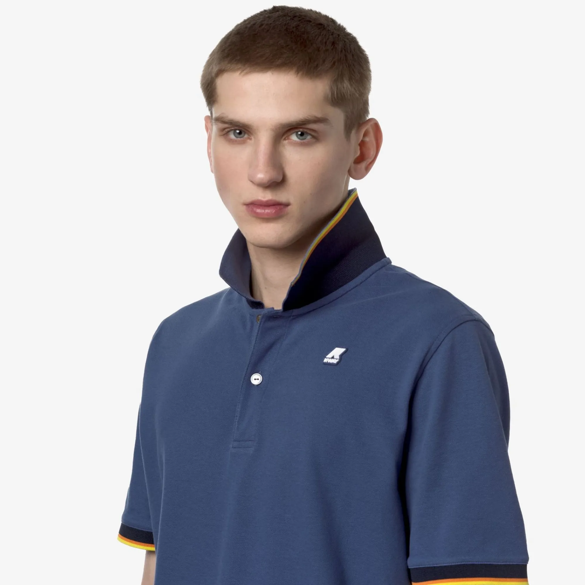 K-WAY Vincent - Polo Shirts - Polo - Man - Blue Fiord Best
