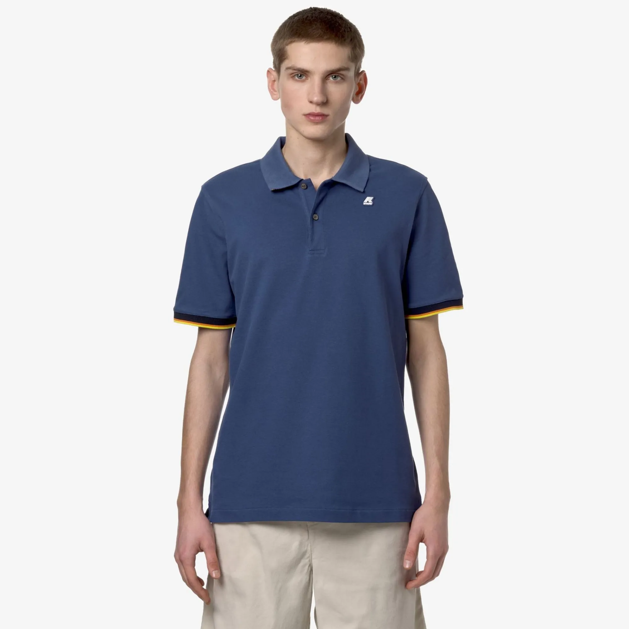 K-WAY Vincent - Polo Shirts - Polo - Man - Blue Fiord Best
