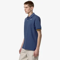 K-WAY Vincent - Polo Shirts - Polo - Man - Blue Fiord Best