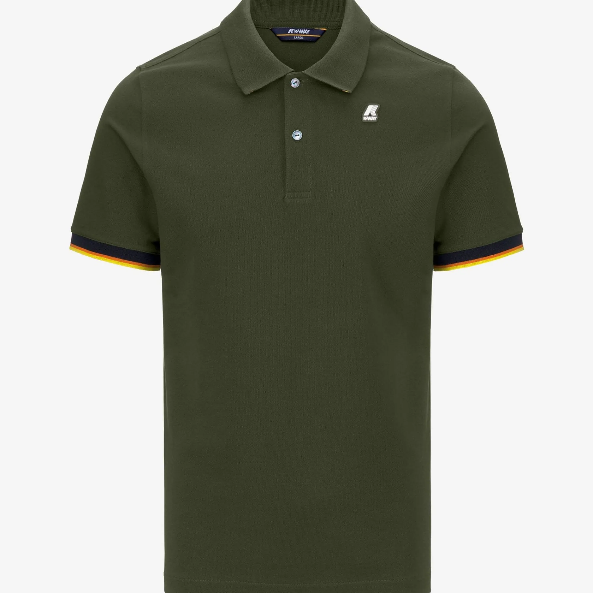 K-WAY Vincent - Polo Shirts - Polo - Man - Green Cypress Cheap