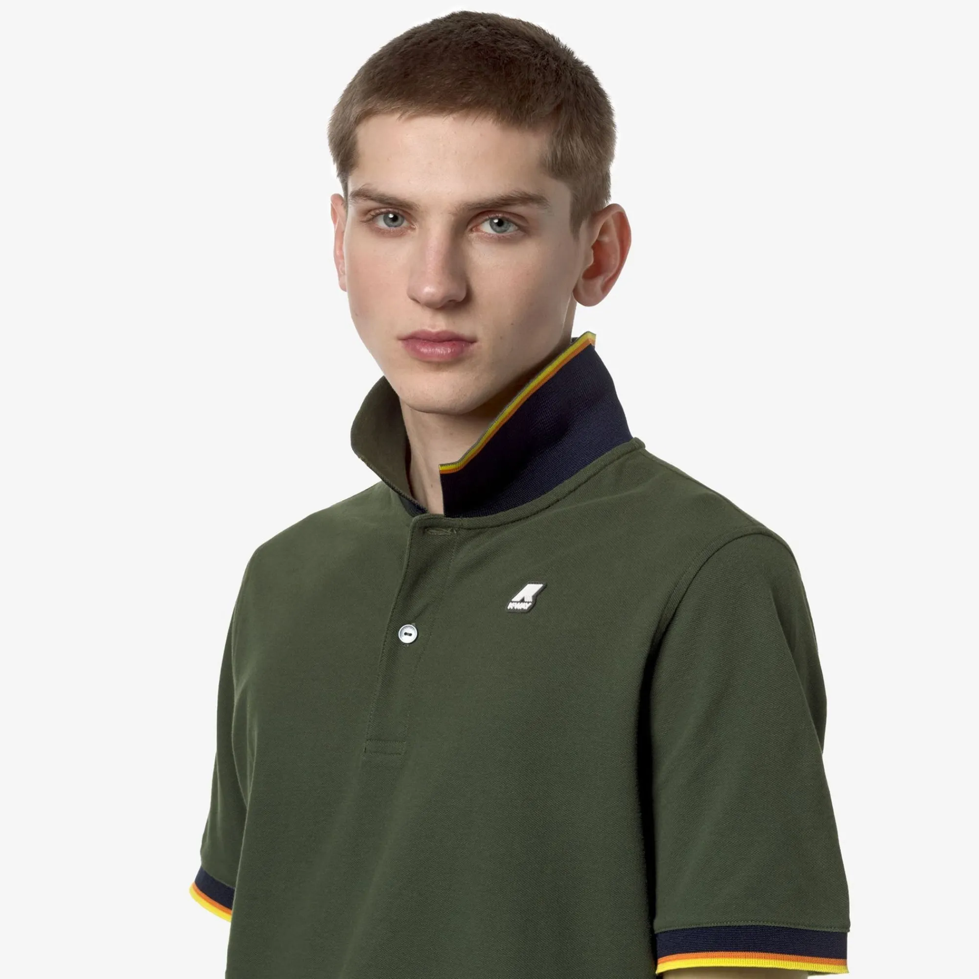 K-WAY Vincent - Polo Shirts - Polo - Man - Green Cypress Cheap