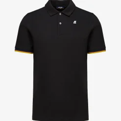 K-WAY Vincent - Polo Shirts - Polo - Man - Black Pure New