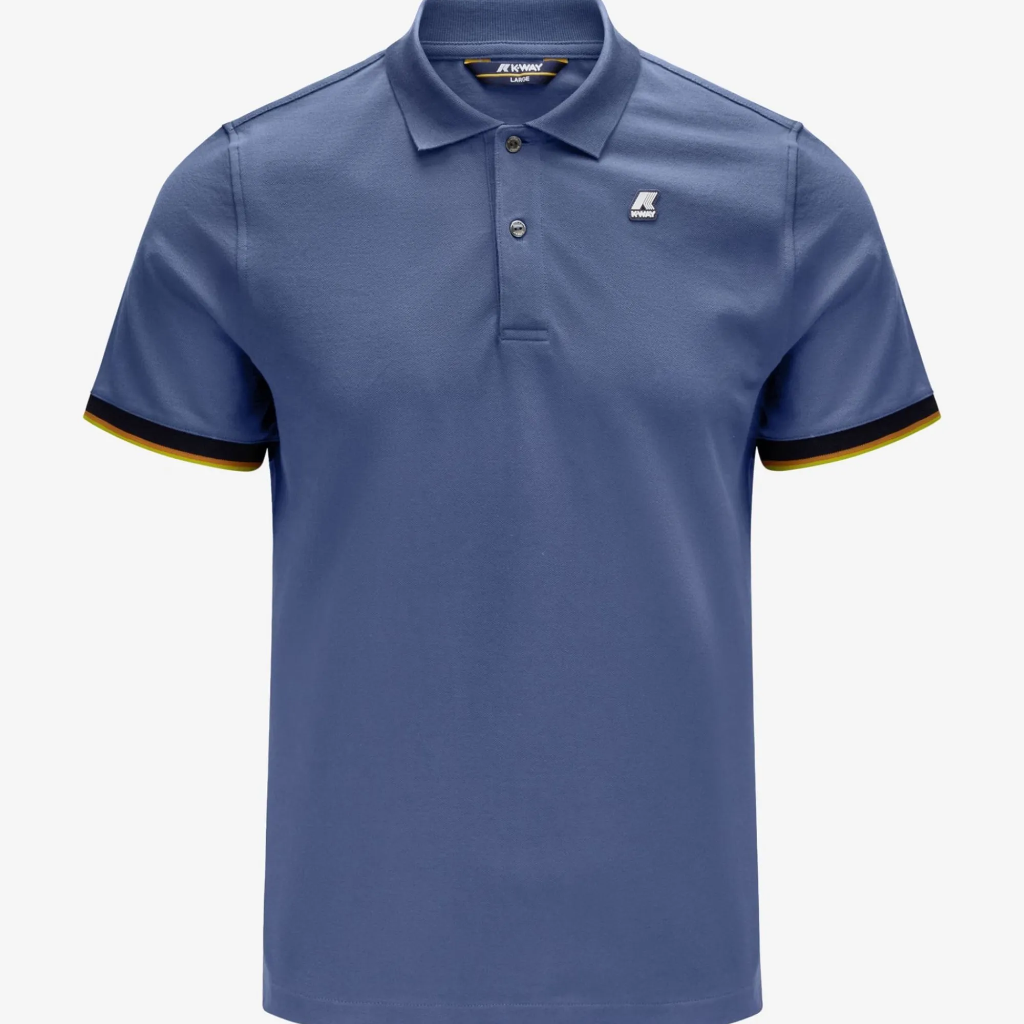 K-WAY Vincent - Polo Shirts - Polo - Man - Blue Indigo Fashion