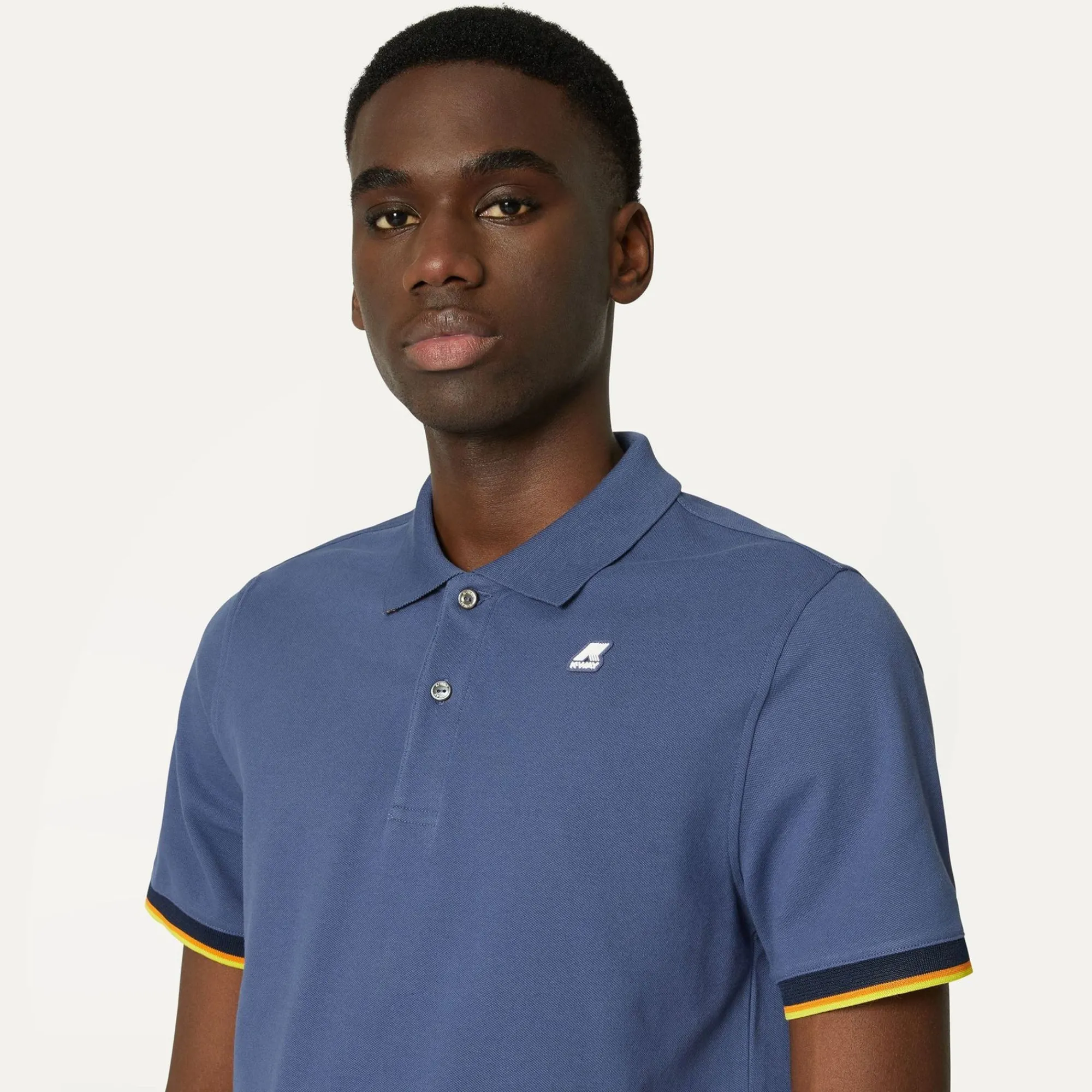 K-WAY Vincent - Polo Shirts - Polo - Man - Blue Indigo Fashion