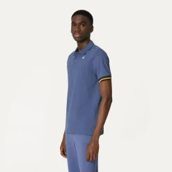 K-WAY Vincent - Polo Shirts - Polo - Man - Blue Indigo Fashion