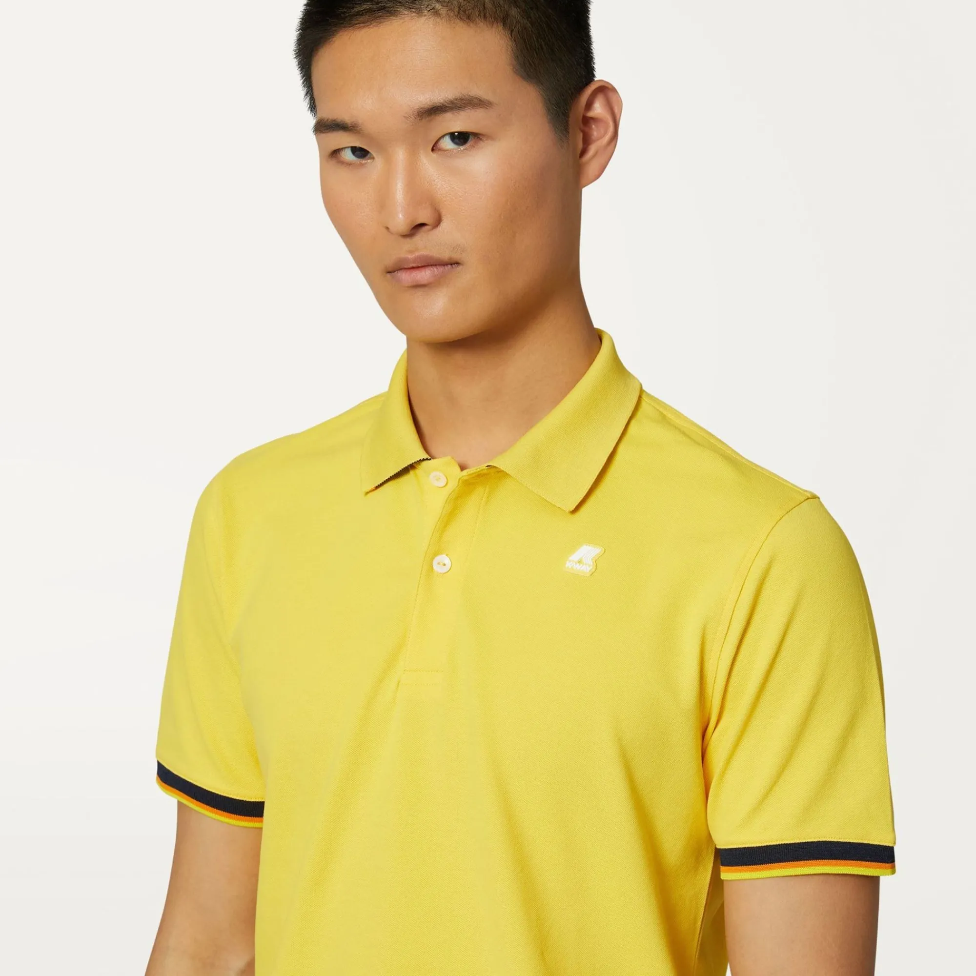K-WAY Vincent - Polo Shirts - Polo - Man - Yellow Sunstruck Hot