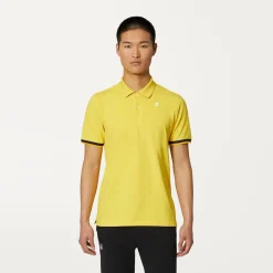 K-WAY Vincent - Polo Shirts - Polo - Man - Yellow Sunstruck Hot