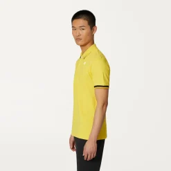 K-WAY Vincent - Polo Shirts - Polo - Man - Yellow Sunstruck Hot