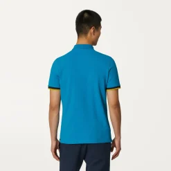 K-WAY Vincent - Polo Shirts - Polo - Man - Turquoise Dk Sale
