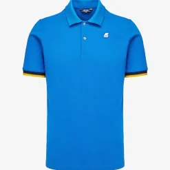 K-WAY Vincent - Polo Shirts - Polo - Man - Blue Royal Marine Fashion