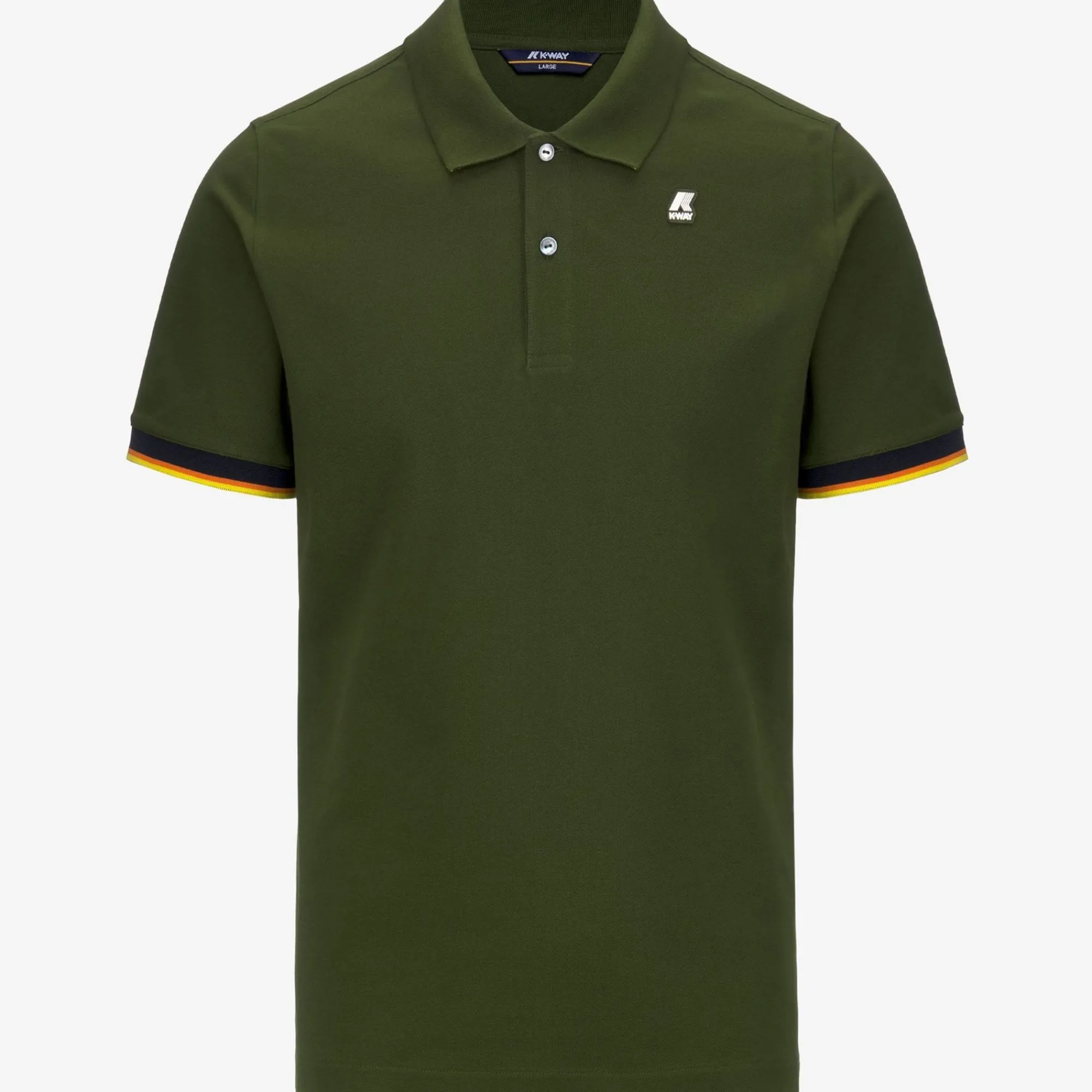 K-WAY Vincent - Polo Shirts - Polo - Man - Green Palm Fashion