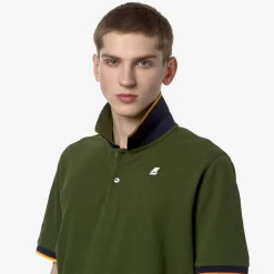K-WAY Vincent - Polo Shirts - Polo - Man - Green Palm Fashion