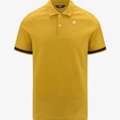 K-WAY Vincent - Polo Shirts - Polo - Man - Yellow Mimosa Cheap