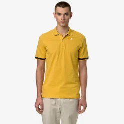K-WAY Vincent - Polo Shirts - Polo - Man - Yellow Mimosa Cheap