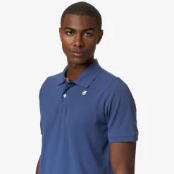 K-WAY Vinnie - Polo Shirts - Polo - Man - Blue Fiord Shop