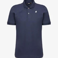 K-WAY Vinnie - Polo Shirts - Polo - Man - Blue Depth Sale