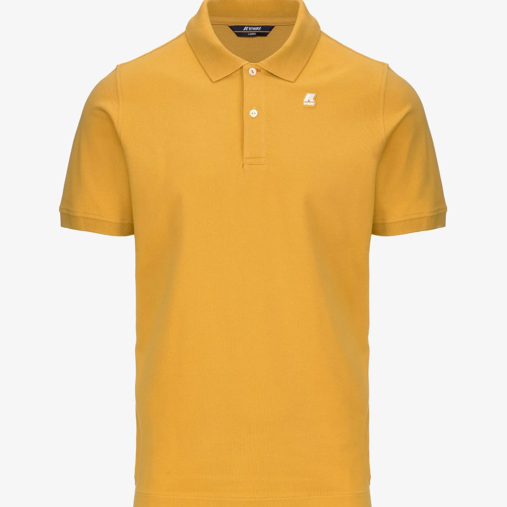 K-WAY Vinnie - Polo Shirts - Polo - Man - Yellow Mimosa Clearance