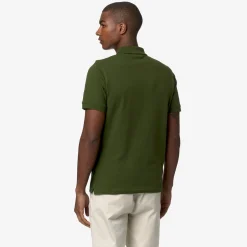 K-WAY Vinnie - Polo Shirts - Polo - Man - Green Cypress Cheap