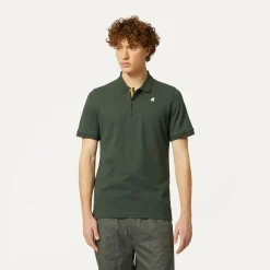 K-WAY Vinnie - Polo Shirts - Polo - Man - Green Blackish Outlet