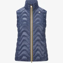 K-WAY Viole Quilted Warm - Jackets - Short - Woman - Blue Indigo Online