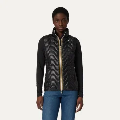 K-WAY Viole Quilted Warm - Jackets - Short - Woman - Black Pure Hot
