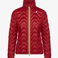 K-WAY Violette Quilted Warm - Jackets - Short - Woman - Red Dk Tomato Best