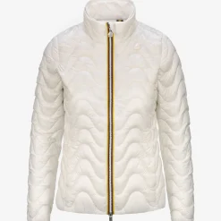 K-WAY Violette Quilted Warm - Jackets - Short - Woman - White Gardenia Online