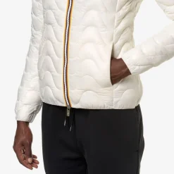 K-WAY Violette Quilted Warm - Jackets - Short - Woman - White Gardenia Online