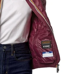 K-WAY Violette Quilted Warm - Jackets - Short - Woman - Red Dk Outlet