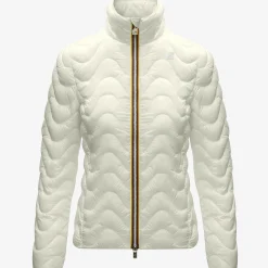 K-WAY Violette Quilted Warm - Jackets - Short - Woman - White Milk Online
