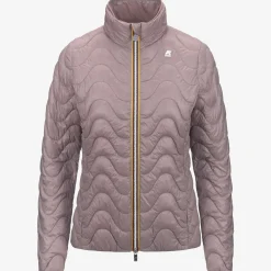 K-WAY Violette Quilted Warm - Jackets - Short - Woman - Violet Dusty Fashion