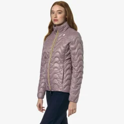 K-WAY Violette Quilted Warm - Jackets - Short - Woman - Violet Dusty Fashion
