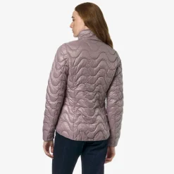 K-WAY Violette Quilted Warm - Jackets - Short - Woman - Violet Dusty Fashion