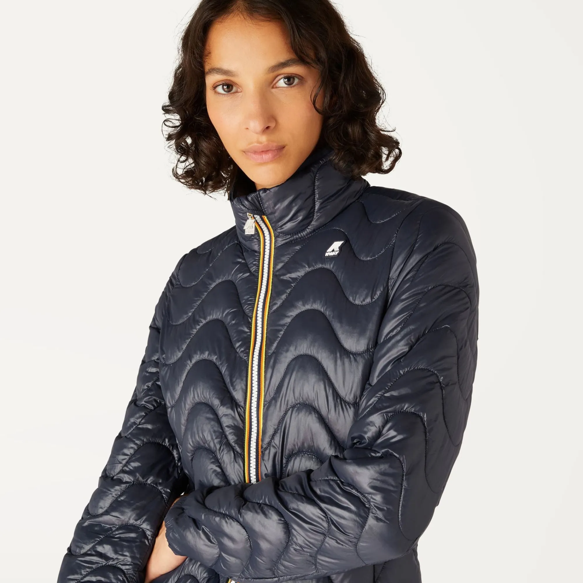 K-WAY Violette Quilted Warm - Jackets - Short - Woman - Blue Depth Best
