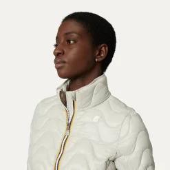K-WAY Violette Quilted Warm - Jackets - Short - Woman - Beige Lt Cheap