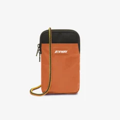 K-WAY Vitree - Small Accessories - Phoneholder - Unisex - Orange Rust Shop